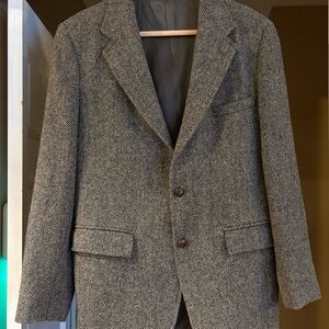 Varsity Gray Herringbone Sport Coat
